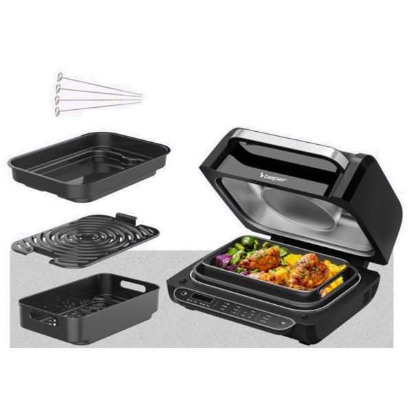Beper Airfryer/Multicooker 1700W Black, P101FRI080