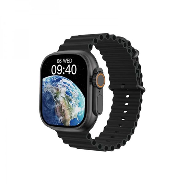 WIWU Smart Watch (Black), SW01 Ultra Max Black
