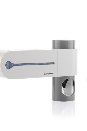 InnovaGoods Uv Toothbrush Steriliser With Stand And Toothpaste Dispenser Smiluv, V0103198