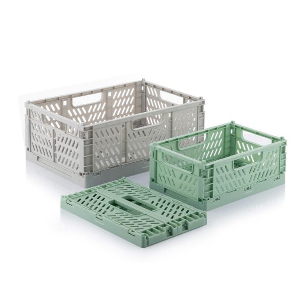 InnovaGoods Set Of 3 Foldable And Stackable Organiser Boxes Boxtor, V0103244