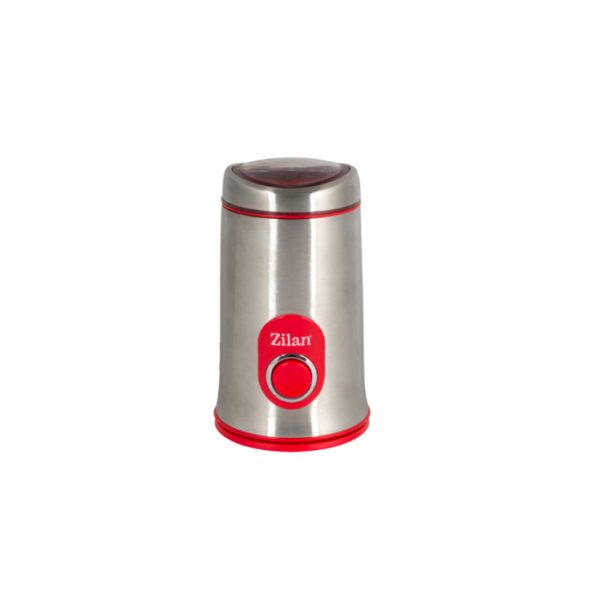 Zilan Coffee Grinder 50G, 150W, Stainless, Red, ZLN8013R