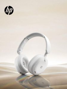 HP B1 Wireless Over-Ear Bluetooth Headphones – Noise Reduction, White