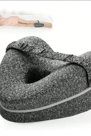 Ergonomic Leg Support Relieve Pillow , Back And Hip Pain Soft Leg Support Cushion With Removable And Washable