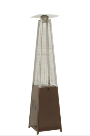 Wave Outdoor Pyramid Flame Glass Heaters 234CM