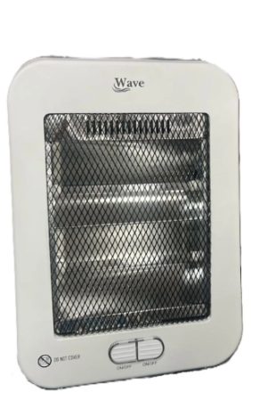 Wave Quartz Heater 800w White
